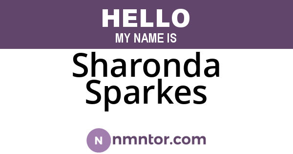 Sharonda Sparkes