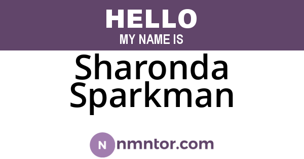 Sharonda Sparkman