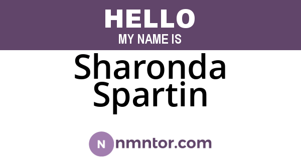 Sharonda Spartin
