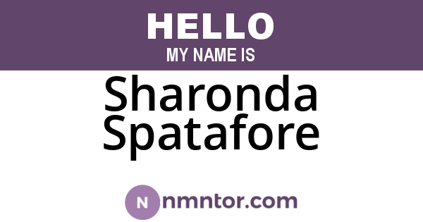 Sharonda Spatafore