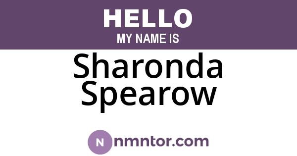 Sharonda Spearow