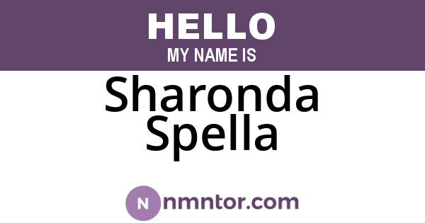 Sharonda Spella
