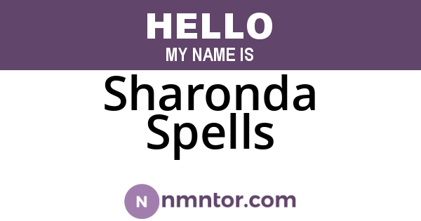 Sharonda Spells