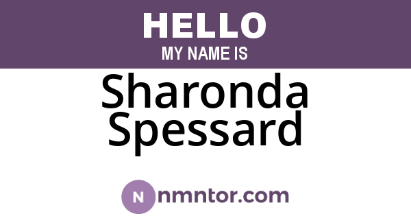 Sharonda Spessard
