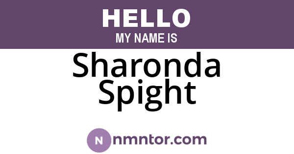 Sharonda Spight