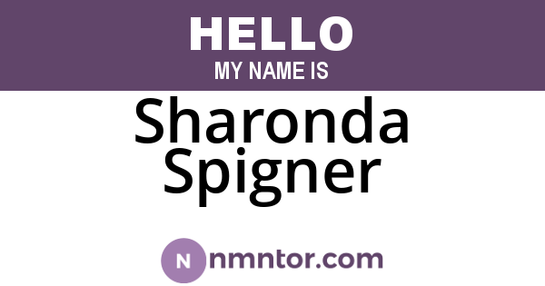 Sharonda Spigner
