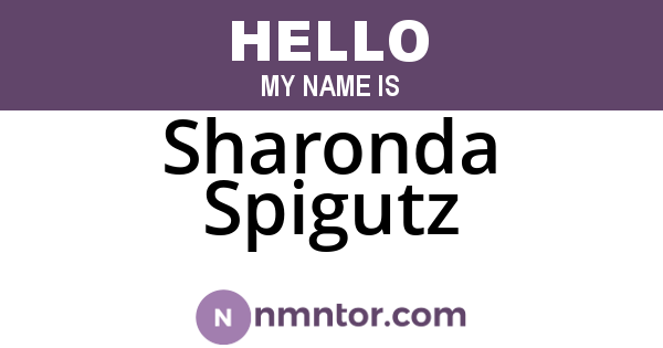 Sharonda Spigutz