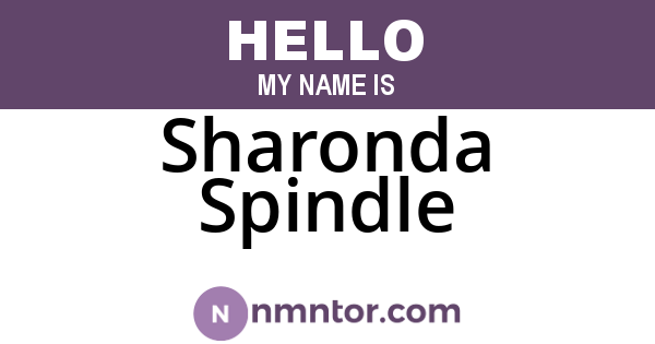 Sharonda Spindle