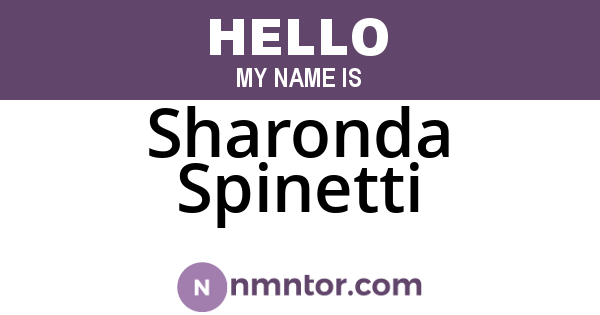 Sharonda Spinetti