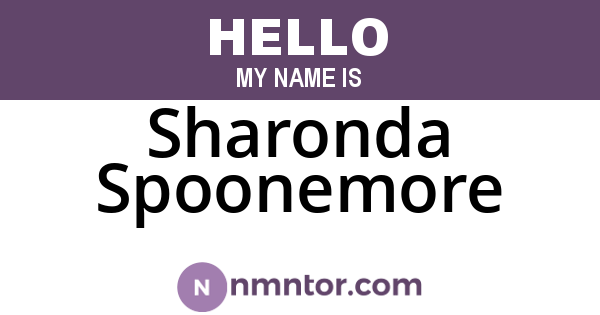 Sharonda Spoonemore