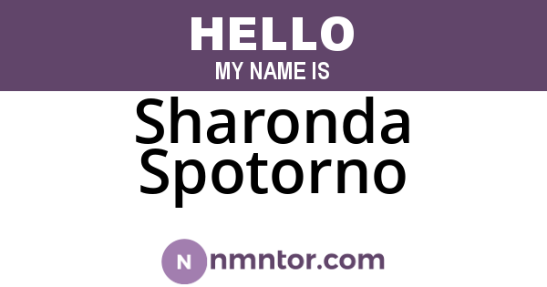 Sharonda Spotorno