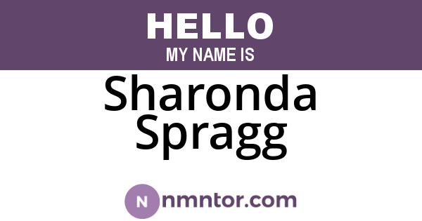 Sharonda Spragg