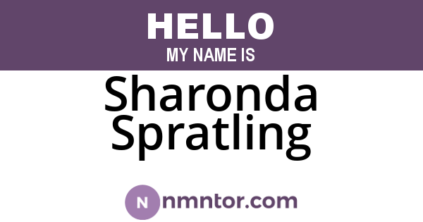 Sharonda Spratling