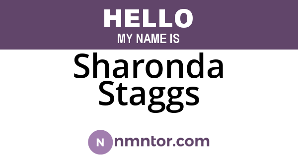 Sharonda Staggs