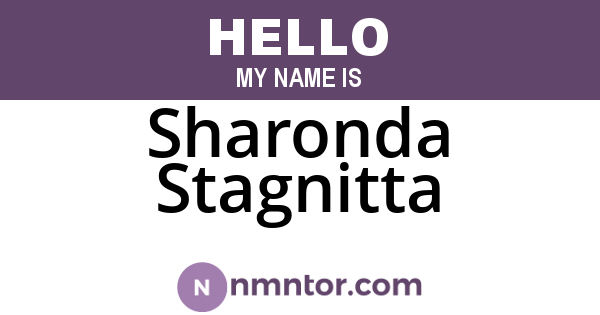 Sharonda Stagnitta