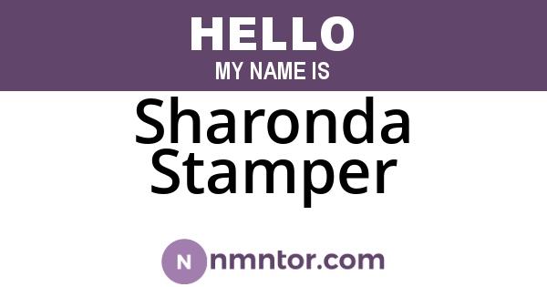 Sharonda Stamper