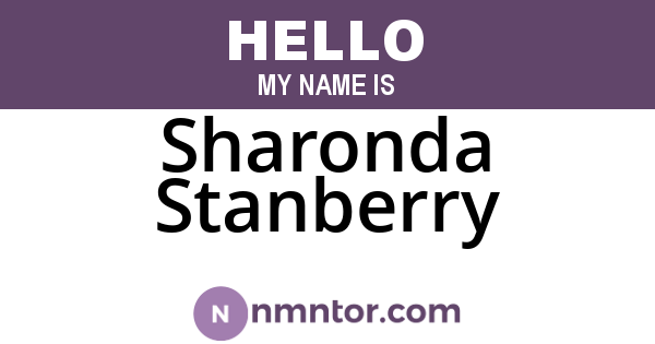 Sharonda Stanberry