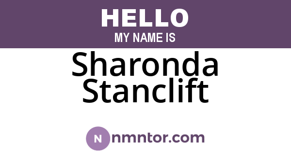 Sharonda Stanclift