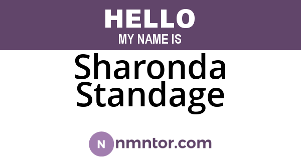 Sharonda Standage