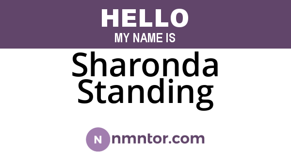 Sharonda Standing