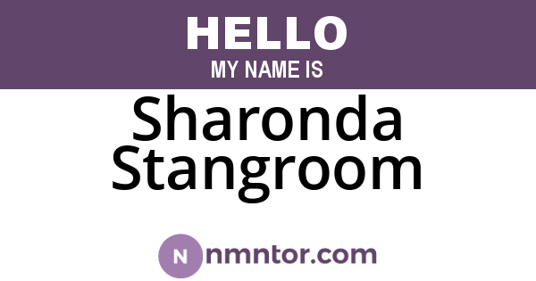 Sharonda Stangroom