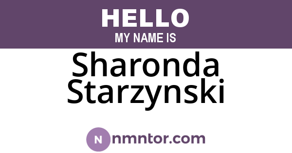 Sharonda Starzynski
