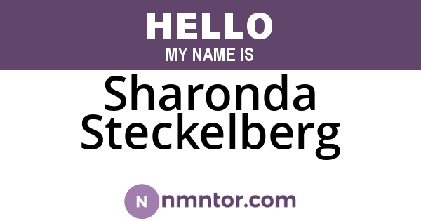 Sharonda Steckelberg