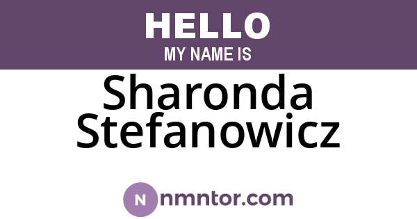 Sharonda Stefanowicz