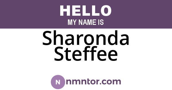 Sharonda Steffee