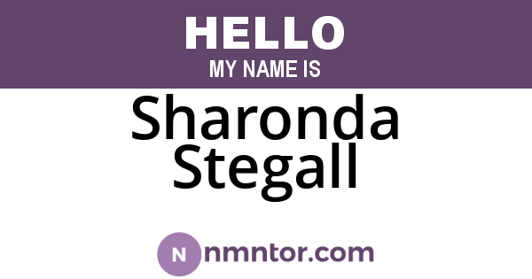 Sharonda Stegall