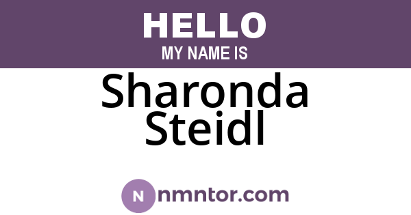 Sharonda Steidl
