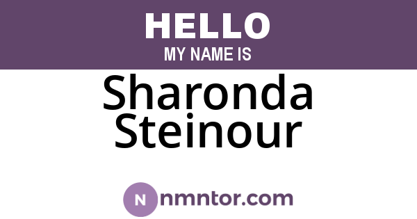 Sharonda Steinour