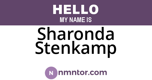 Sharonda Stenkamp