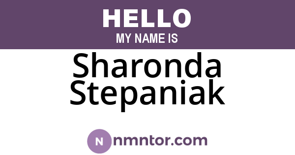 Sharonda Stepaniak