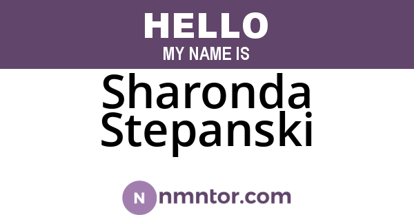 Sharonda Stepanski