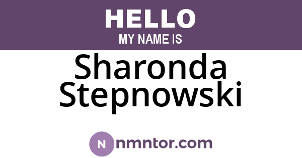 Sharonda Stepnowski