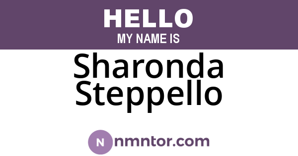 Sharonda Steppello
