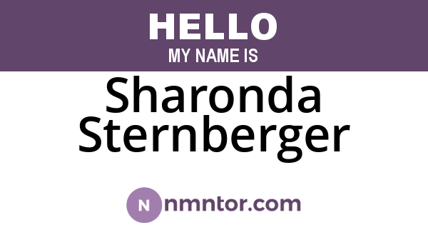 Sharonda Sternberger