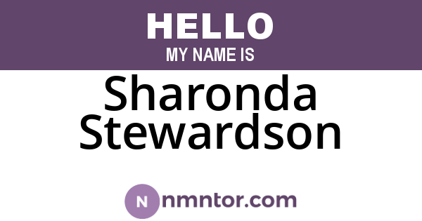 Sharonda Stewardson