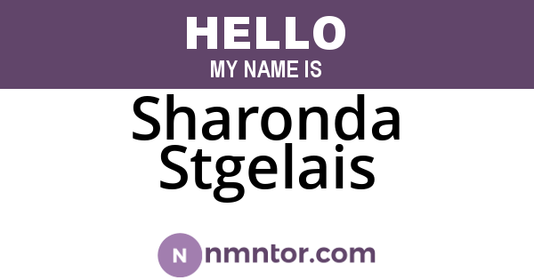 Sharonda Stgelais