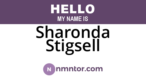 Sharonda Stigsell