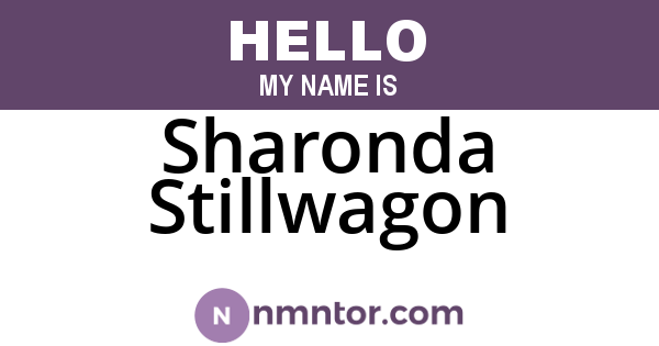 Sharonda Stillwagon