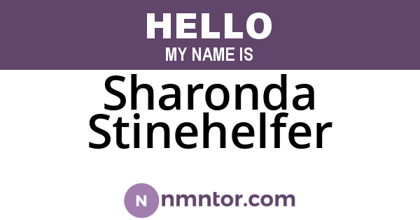 Sharonda Stinehelfer
