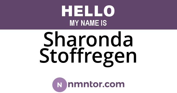 Sharonda Stoffregen
