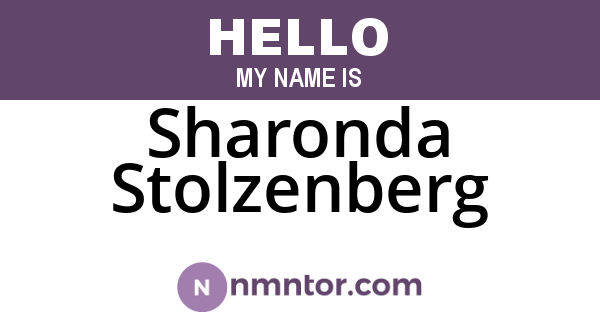 Sharonda Stolzenberg