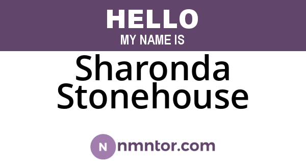 Sharonda Stonehouse