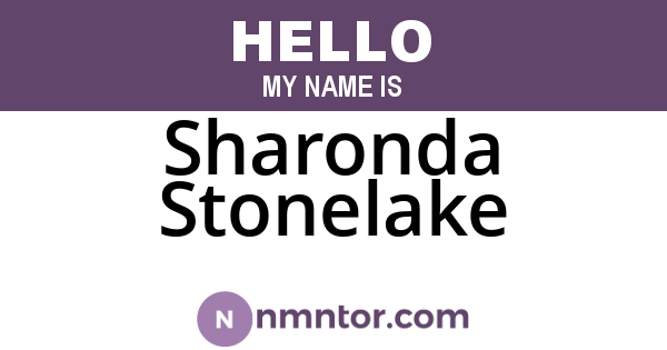 Sharonda Stonelake