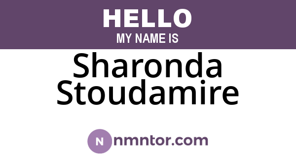 Sharonda Stoudamire