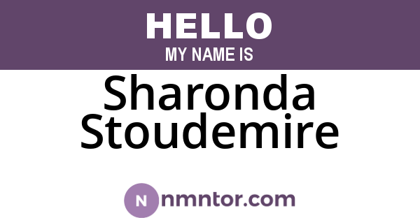 Sharonda Stoudemire
