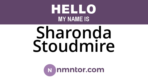 Sharonda Stoudmire